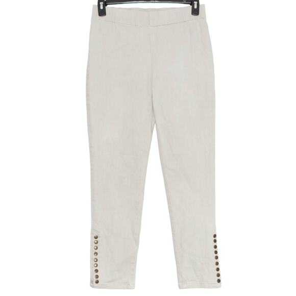 Soft Surroundings Jeans Metro Jegging Pull On Cottage Minimalist Snap Cuff Small - Picture 1 of 5